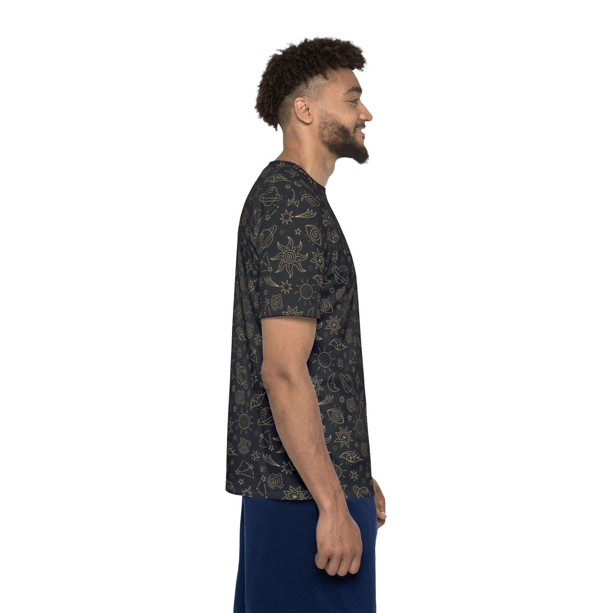Cosmic Space Celestial Pattern Men's Sports Jersey Active Wear Shop the Cosmic Space Celestial Pattern Men's Sports Jersey for an eye-catching galaxy look, athletic comfort, and everyday versatility. Stand out on and off the field with the Cosmic Space Celestial Pattern Men's Sports Jersey—bold, comfortable, and built to move. Buy the Cosmic Space Celestial Pattern Men's Sports Jersey, blending stellar style, breathable comfort, and game-day performance.