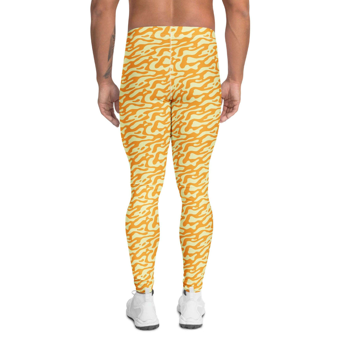 Buy Modern Minimalist Psychedelic Waves Men's Leggings for Sale