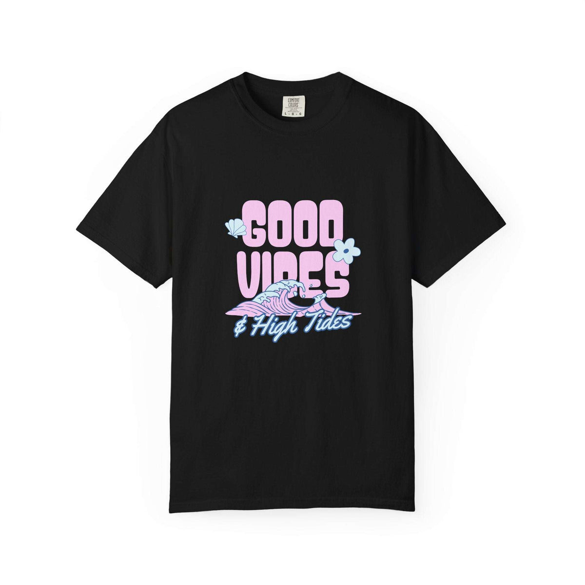 Casual Beach T-Shirt with Bold Retro Print