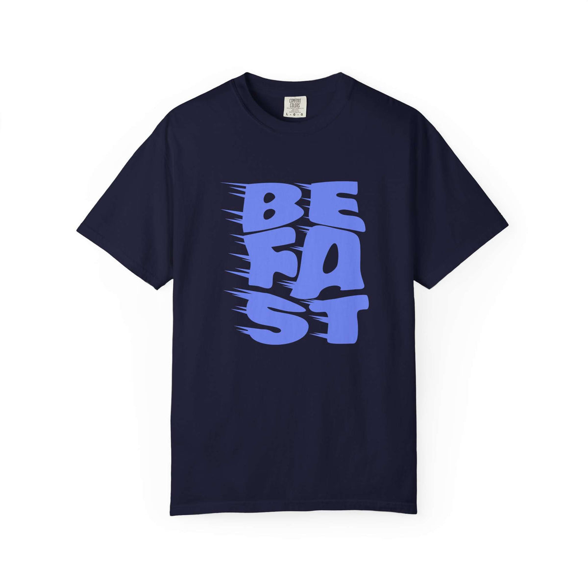 Comfortable Unique Bold Be Fast Typography Lettering Graphic T-Shirt for Casual Wear