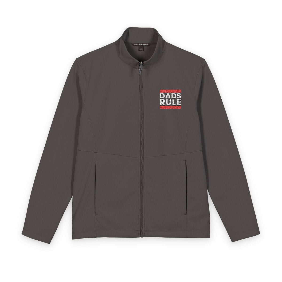 Durable Bold Dads Rule Waterproof Men's Soft Shell Jacket