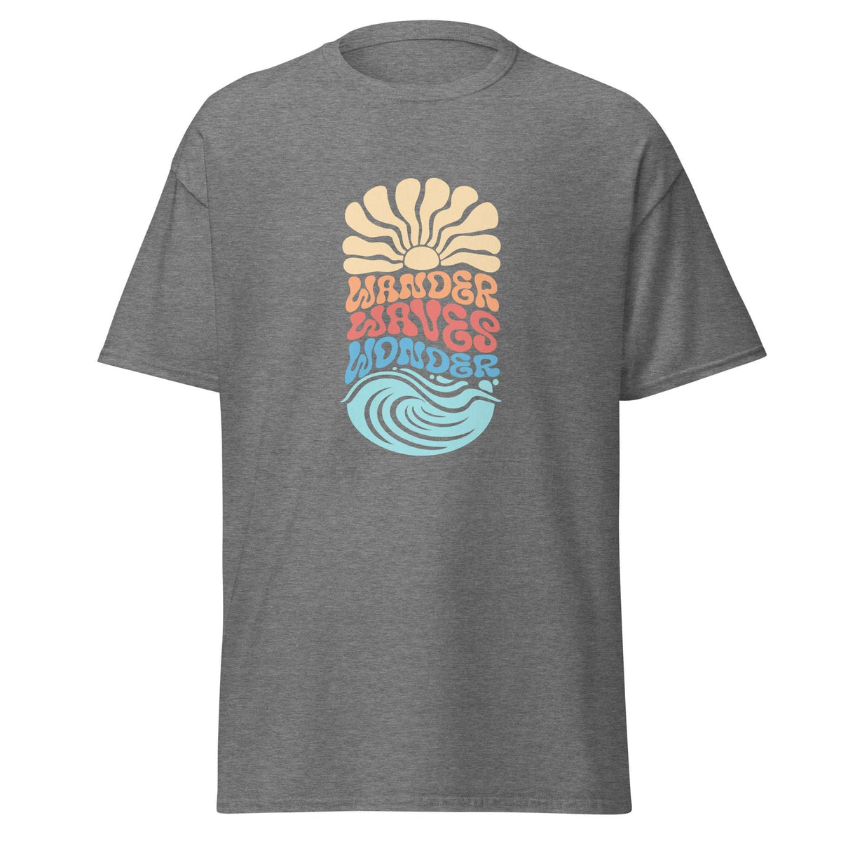 Effortless Style with Minimalist Wave Graphic Tee