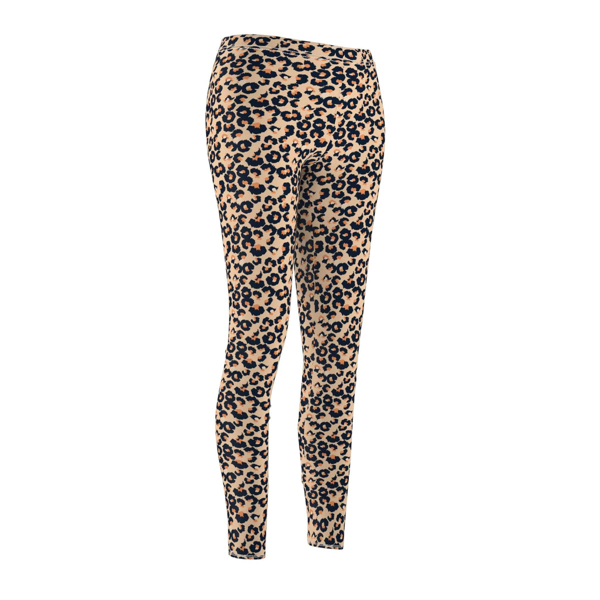 Elegant Comfortable Leopard Print Women's Casual Leggings for Activewear