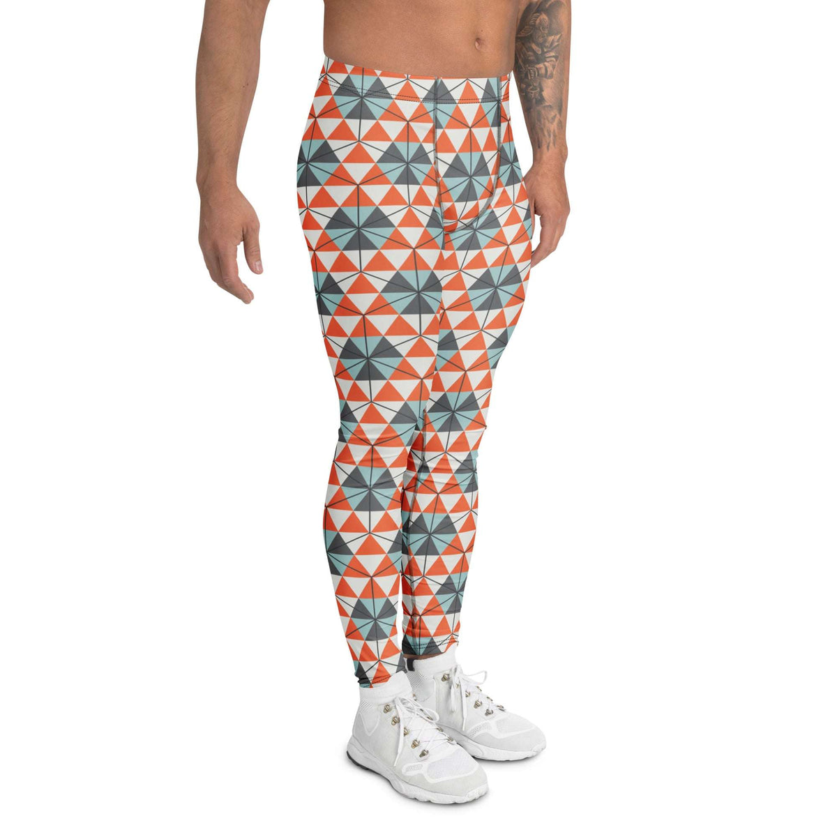 Men’s Activewear with Dynamic Geometric Shapes