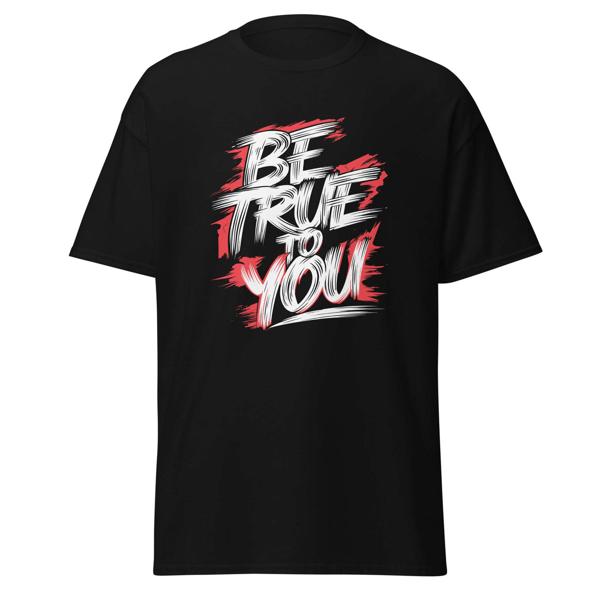 Motivational Typography Be True To You T-Shirt for Casual Wear Shop the Motivational Typography Be True To You T-Shirt Casual Wear, designed for everyday comfort, self-expression, and easy styling.