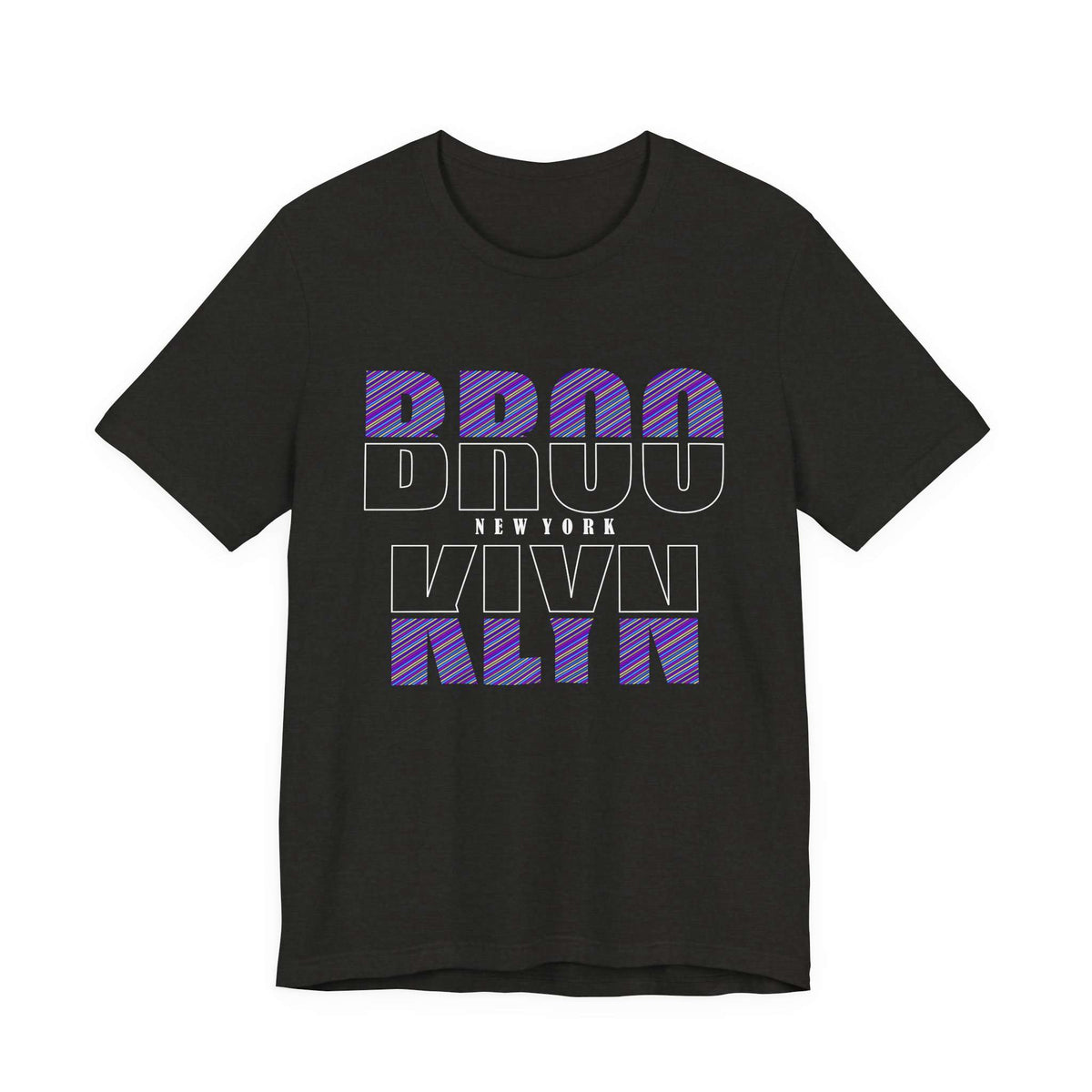 Retro Brooklyn New York Typography Graphic T-Shirt Casual Wear