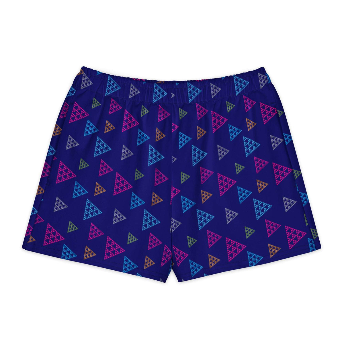 Shop Colorful Geometric Triangles Unisex Cotton Shorts Online
