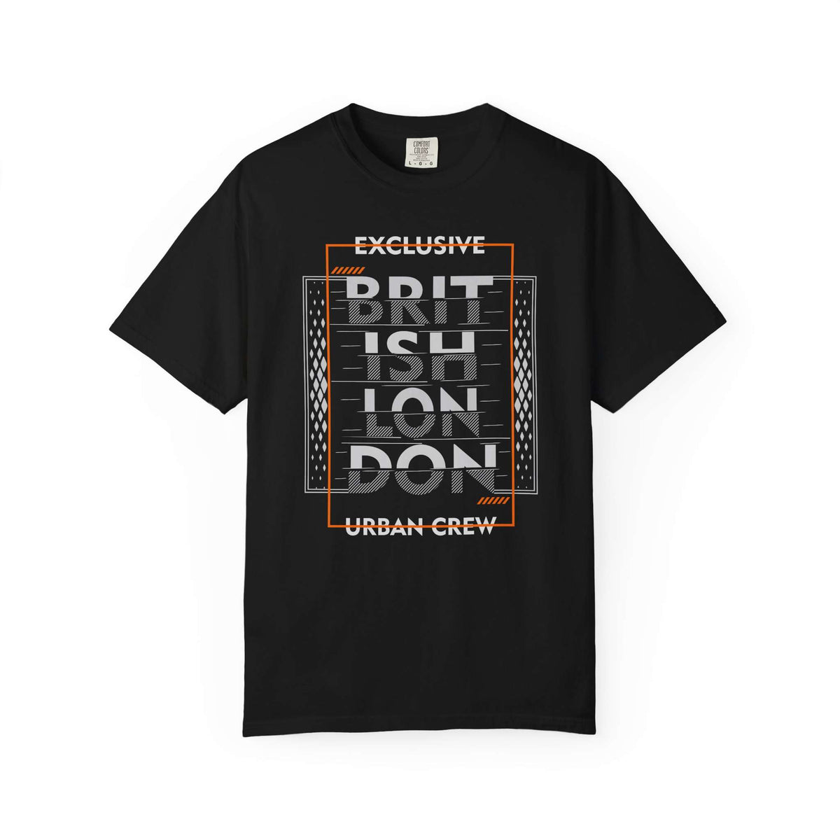 Shop Minimalist British London Typography Graphic T-Shirt for Casual Wear