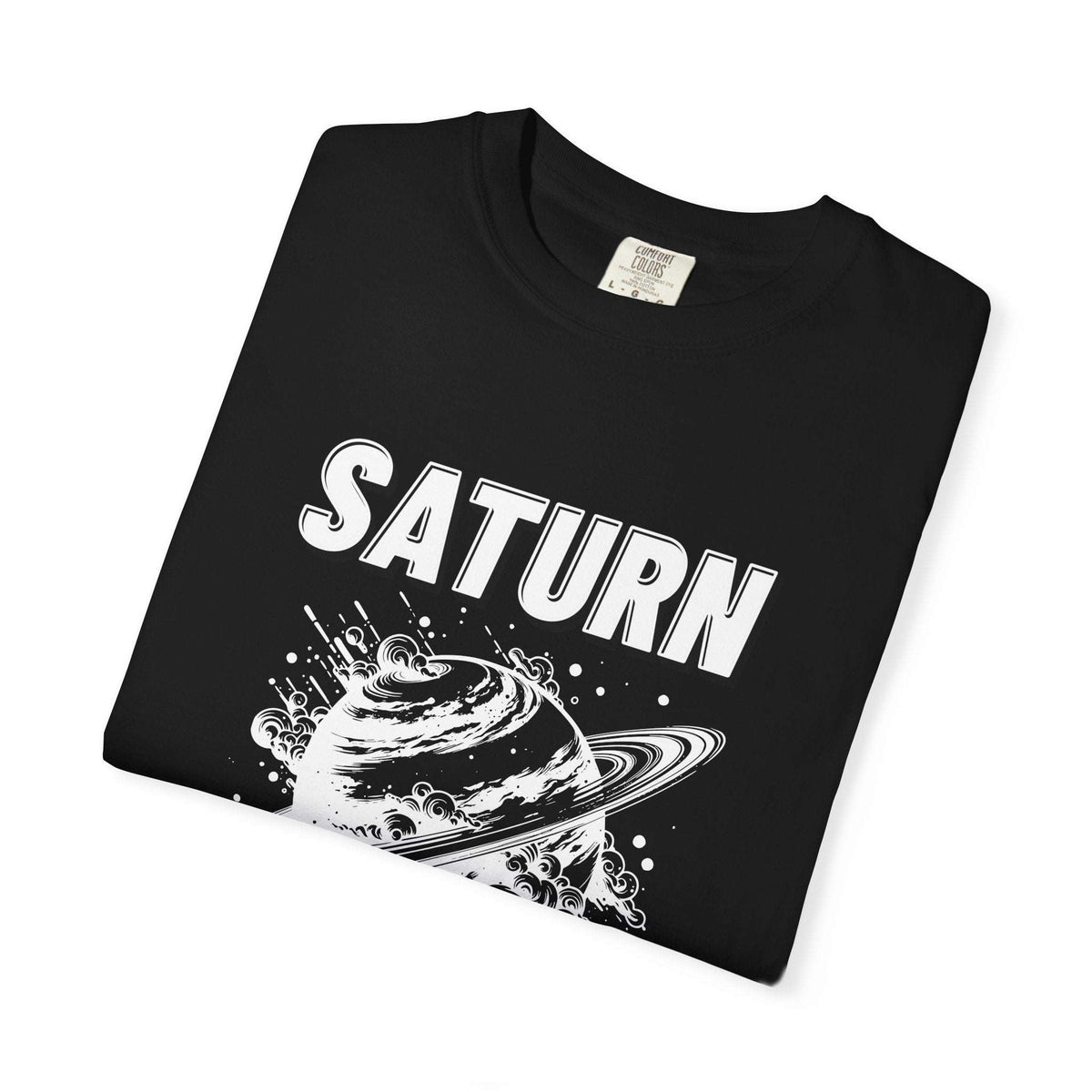 Soft Comfortable Bold Saturn Y2k Planet Graphic T-Shirt for Casual Wear
