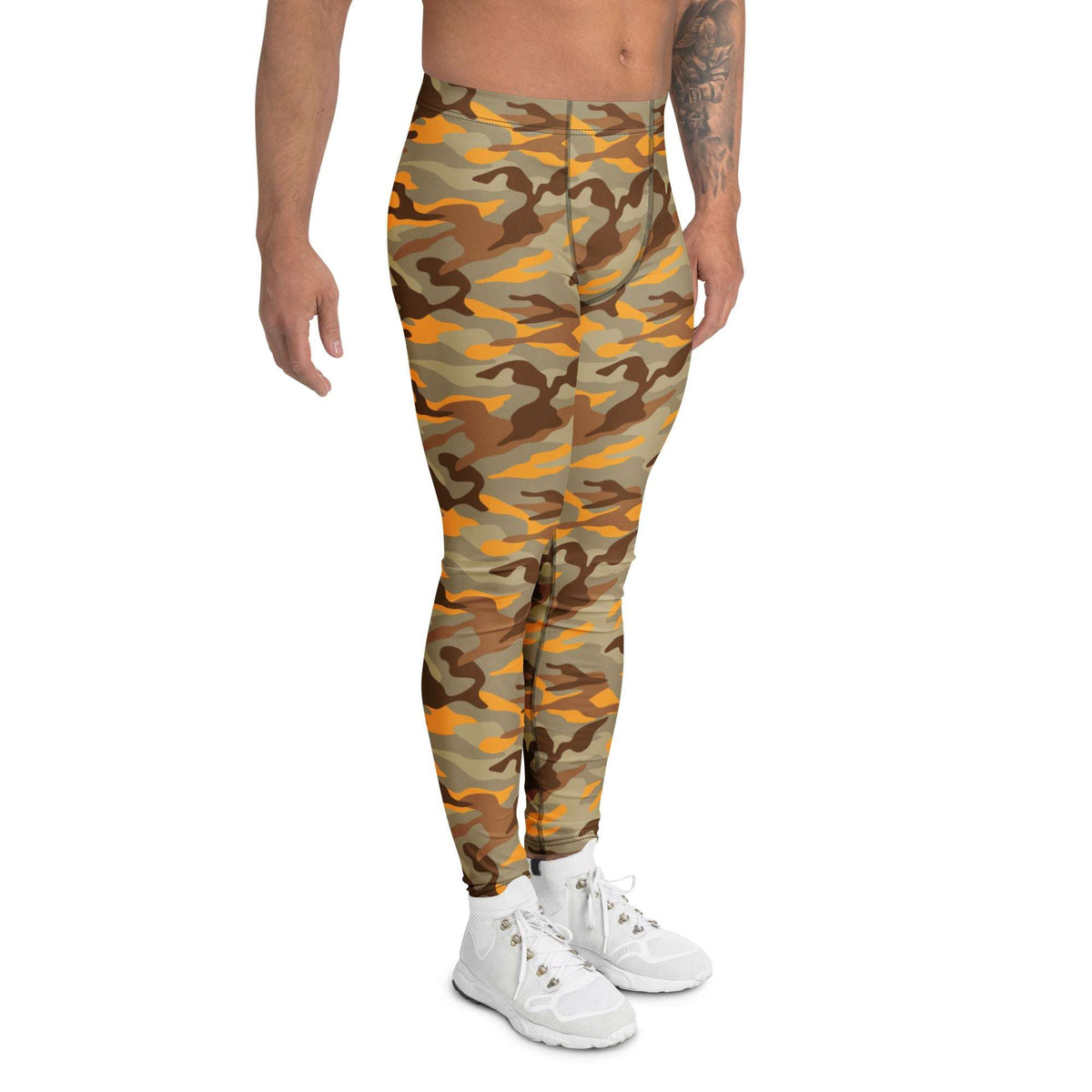 Stylish Camouflage Fashion Men's Leggings for Active Wear Apparel