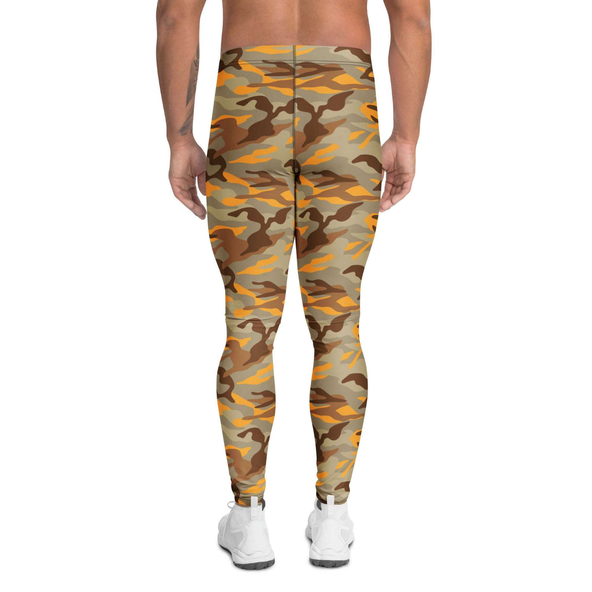 Trendy Camouflage Fashion Men's Leggings for Active Wear Clothing