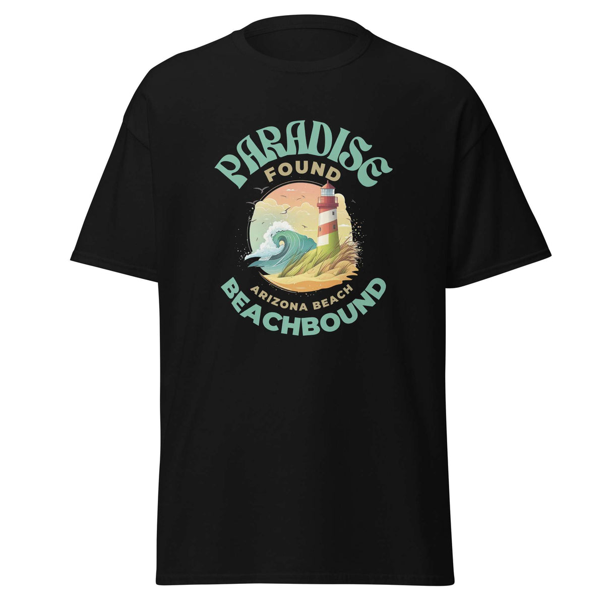 Shop the Paradise Found Beachbound Coastal Vacation T-Shirt Casual Wear for a laid-back look inspired by ocean views and getaway days. Bring beach-day energy anywhere with the Paradise Found Beachbound Coastal Vacation T-Shirt, made for relaxed coastal getaways. Buy the Paradise Found Beachbound Coastal Vacation T-Shirt, the perfect pick for seaside adventures and vacation-ready looks.