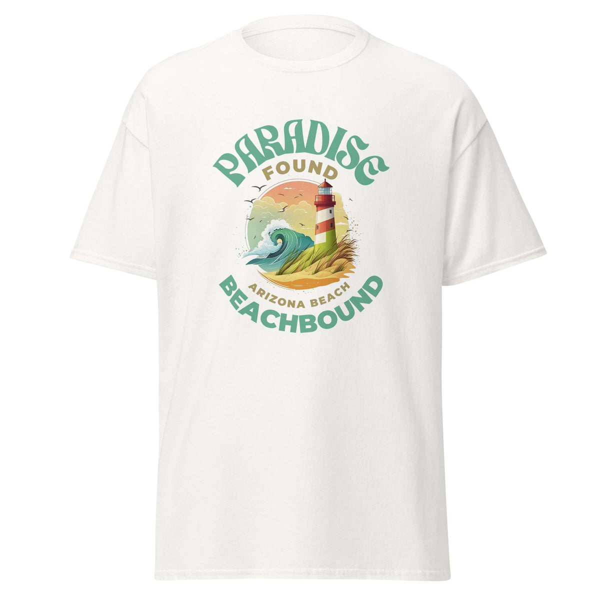 Shop the Paradise Found Beachbound Coastal Vacation T-Shirt Casual Wear for a laid-back look inspired by ocean views and getaway days. Bring beach-day energy anywhere with the Paradise Found Beachbound Coastal Vacation T-Shirt, made for relaxed coastal getaways. Buy the Paradise Found Beachbound Coastal Vacation T-Shirt, the perfect pick for seaside adventures and vacation-ready looks.