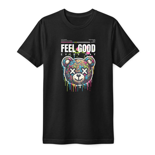 Feel Good Live Every Day Colorful Bear T-Shirt Casual Wear Shop the Feel Good Live Every Day Colorful Bear T-Shirt Casual Wear for a playful, colorful look that brings upbeat comfort to everyday style. Express positive vibes in the Feel Good Live Every Day Colorful Bear T-Shirt Casual Wear—an easy, vibrant choice for relaxed daily looks. Brighten your wardrobe with the Feel Good Live Every Day Colorful Bear T-Shirt Casual Wear, a cheerful, comfortable style for daily outfits.